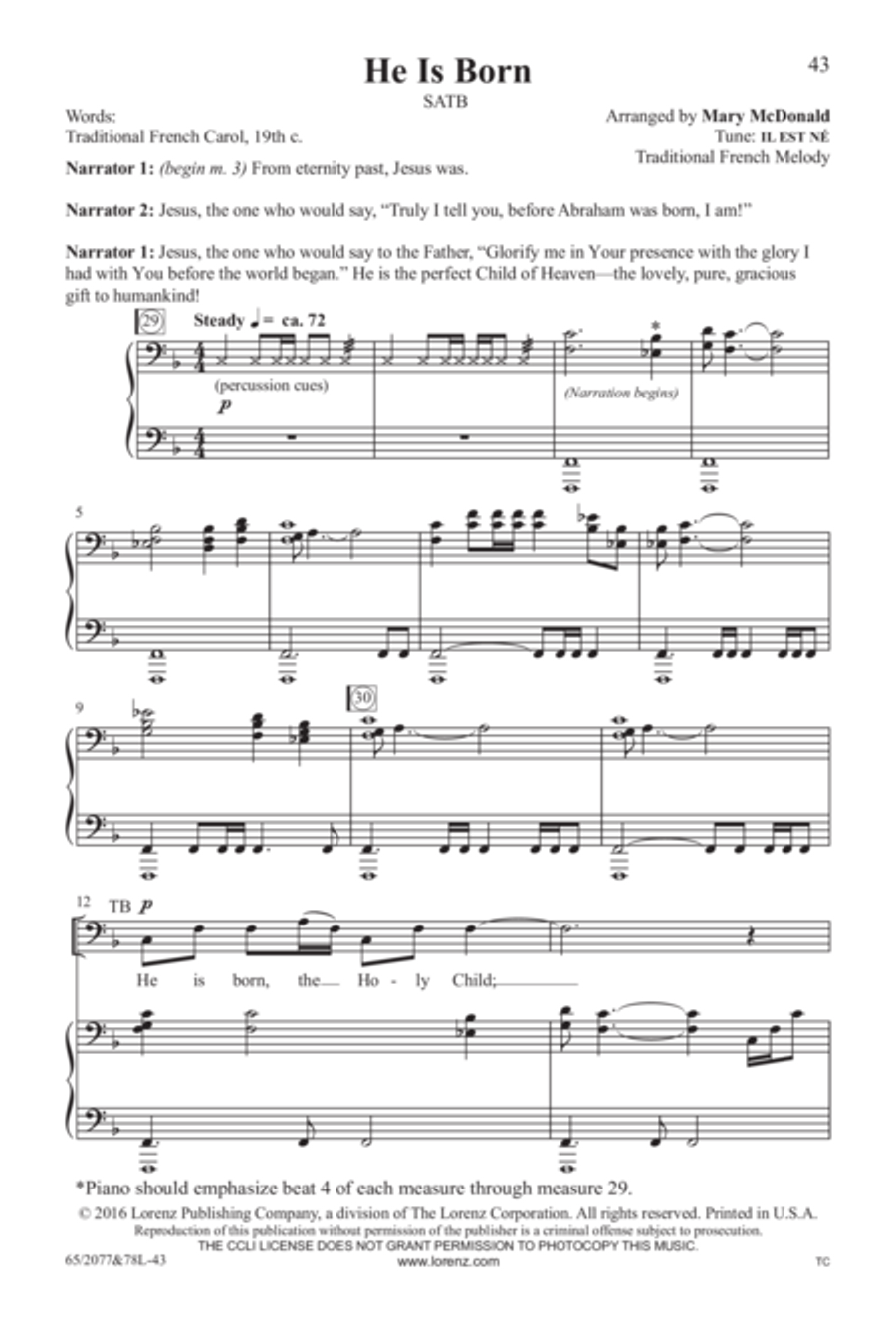 Jesus! - SATB Score with Performance CD 4-Part scores gallery preview page 17