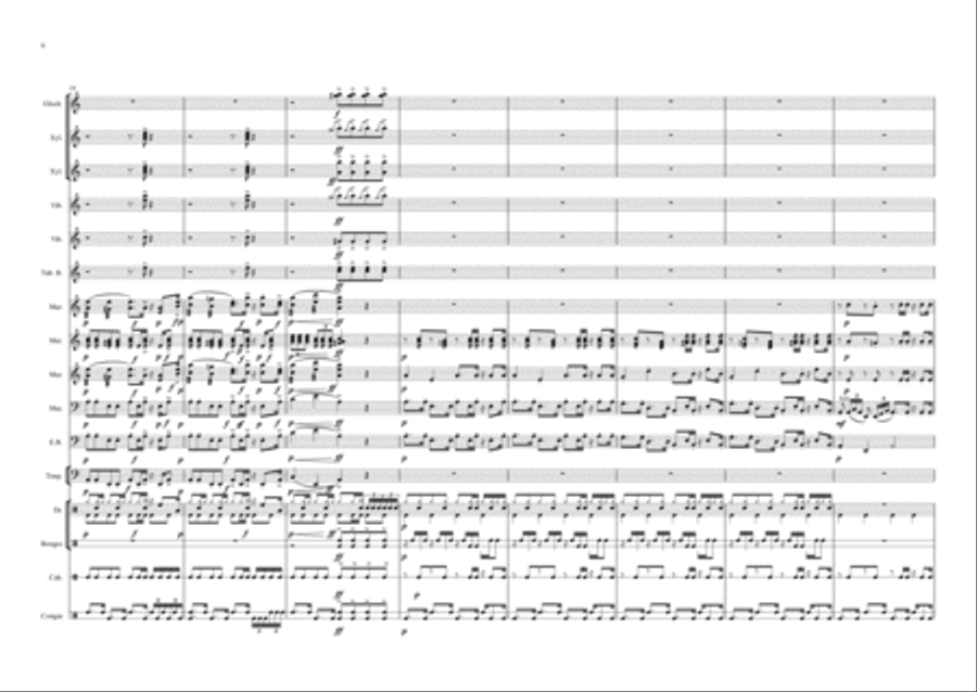 Halloween dances for percussion Percussion Ensemble scores gallery preview page 6