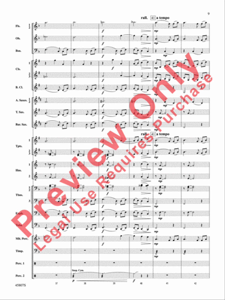 Brahms' Waltz 2 Ways Brahms' Waltz 2 Ways Concert Band scores gallery preview page 10