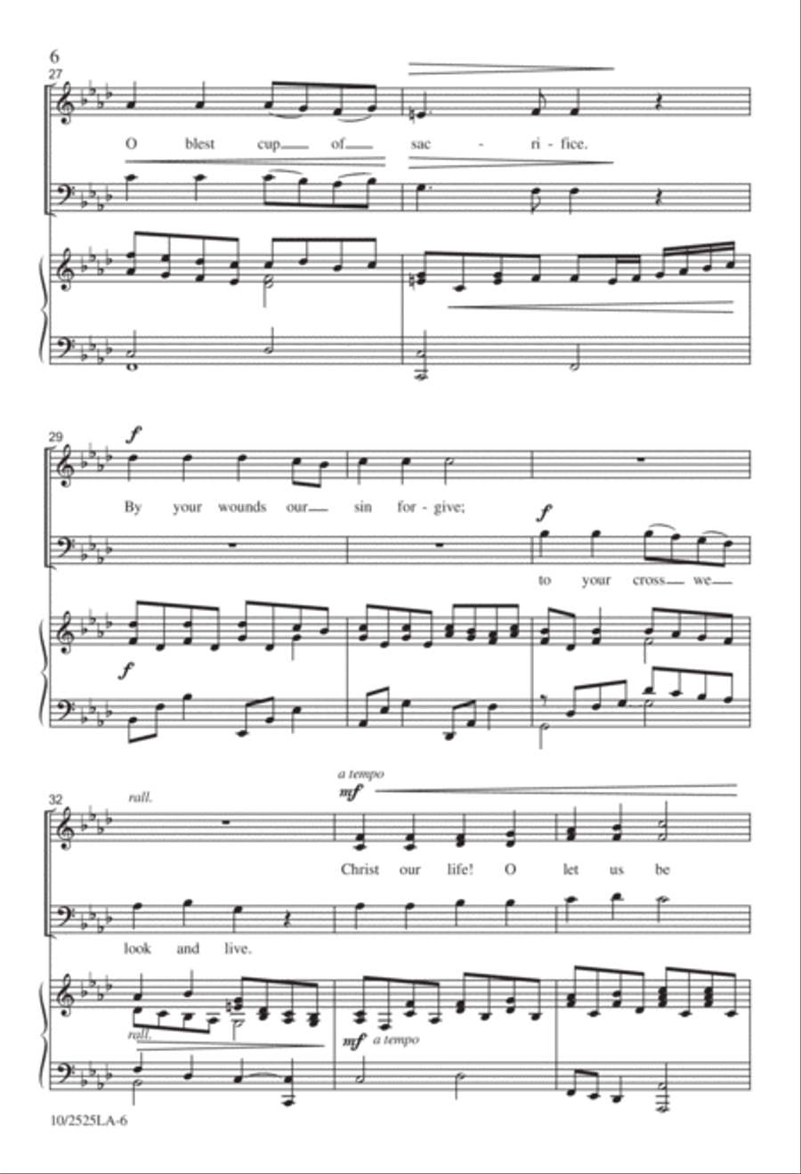 Bread of Heaven, Wine of Heaven 3-Part scores gallery preview page 6