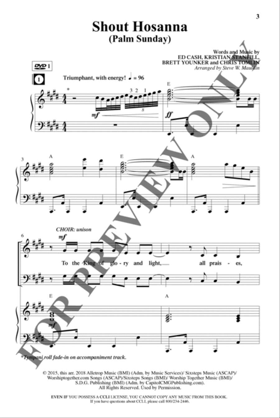 The Church Choir Musical Yearbook - Choral Book Choir scores gallery preview page 4