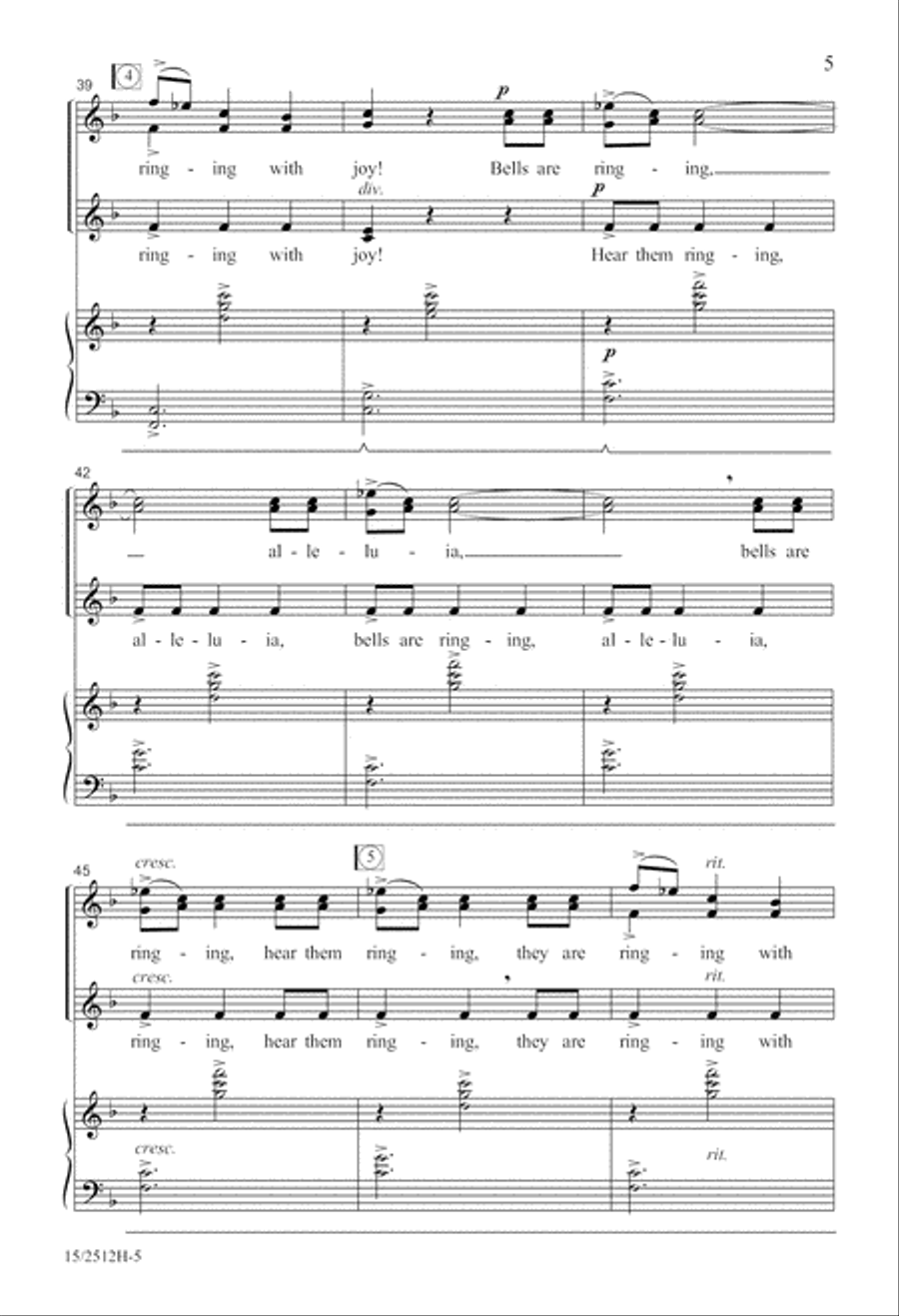 A Joyful Carol SSA scores gallery preview page 5