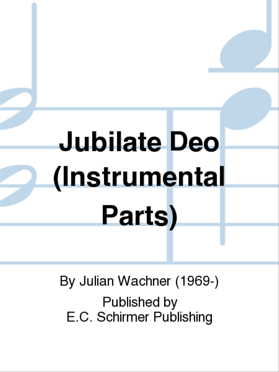 Jubilate Deo (Instrumental Parts) Choir scores gallery preview page 1