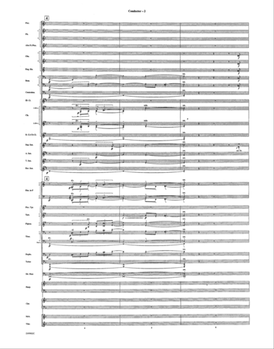 Toccata and Fugue in D Minor, BWV 565 Concert Band scores gallery preview page 4