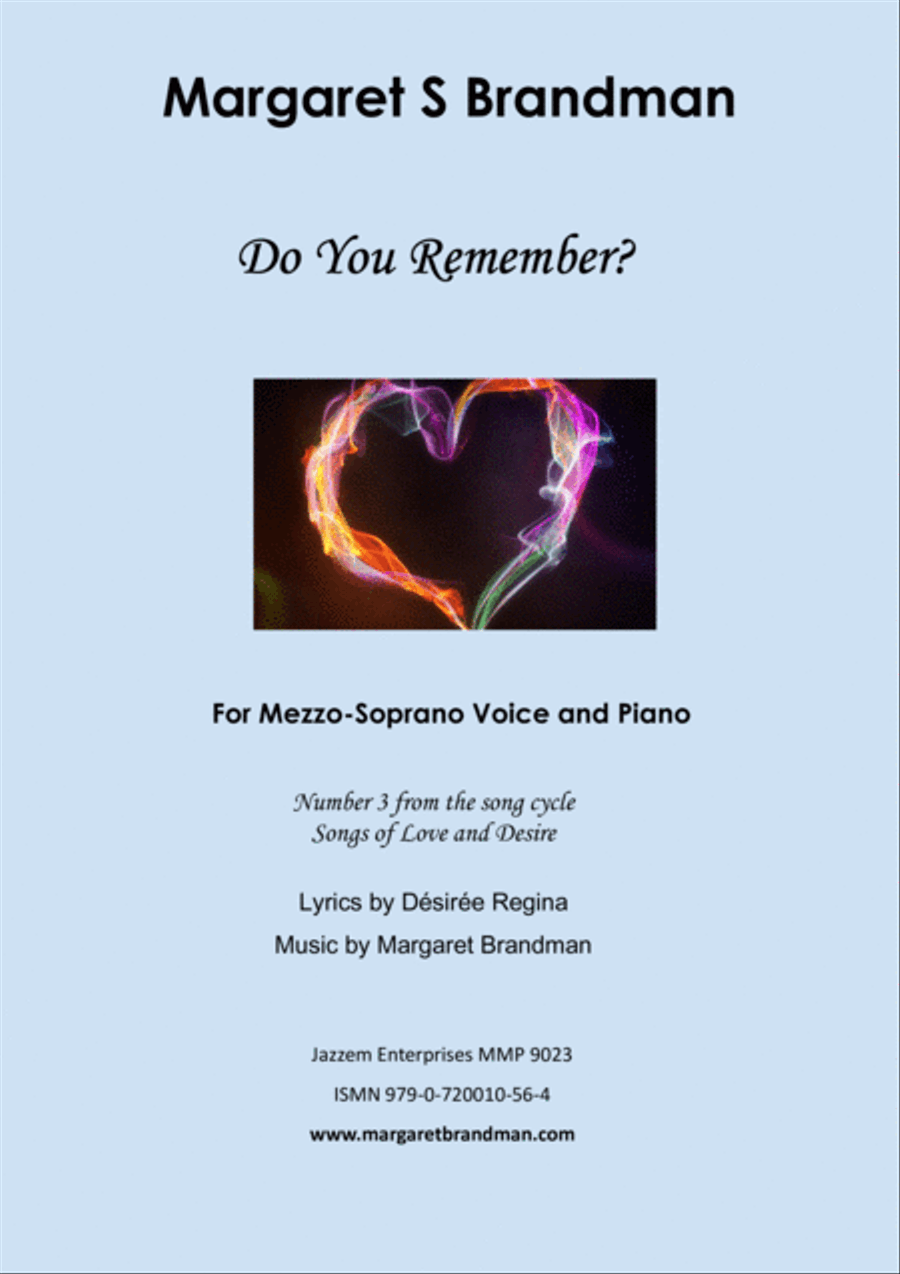 Do You Remember? Mezzo-Soprano Voice scores gallery preview page 1