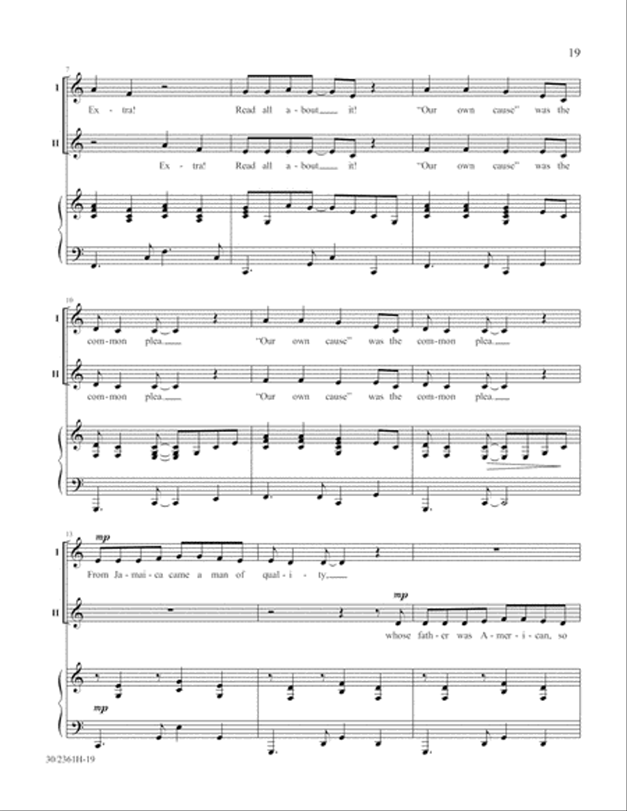 Ten Who Counted 2-Part scores gallery preview page 20