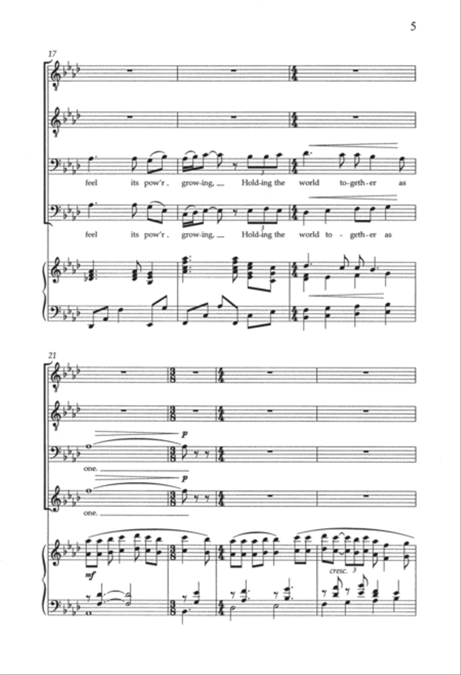 The Great Spirit of Love The Great Spirit of Love TTBB scores gallery preview page 5