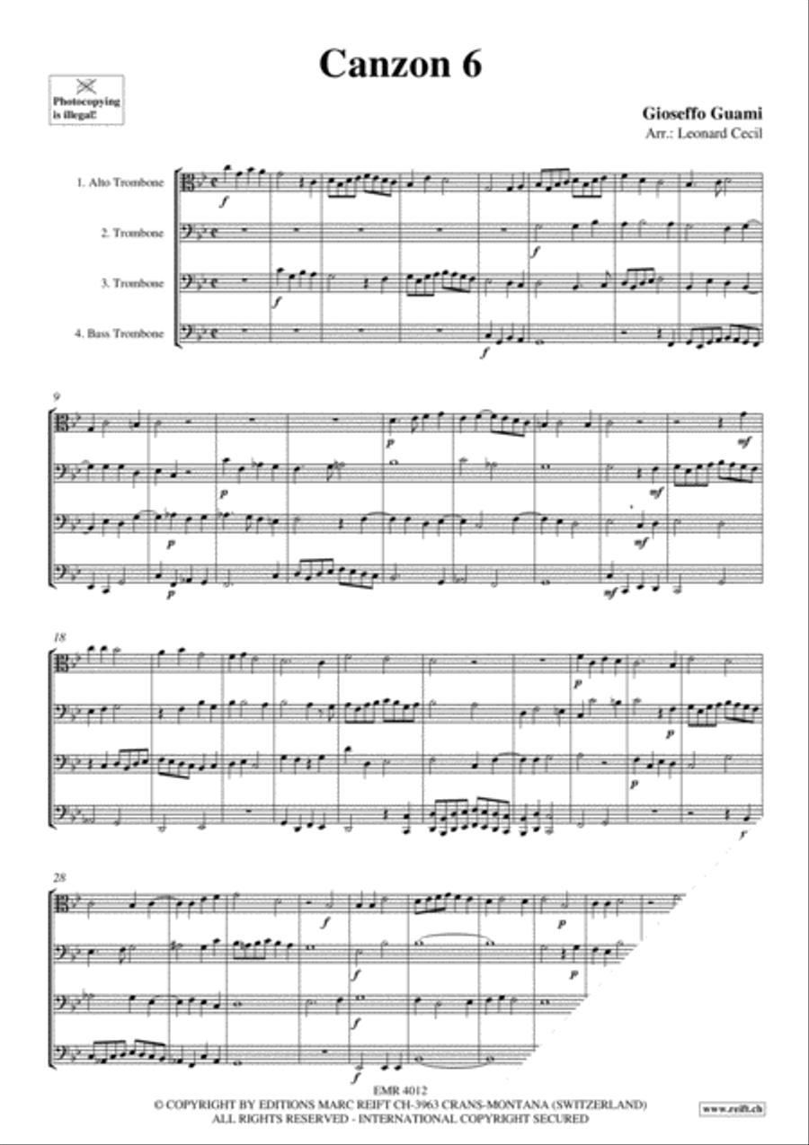 Canzon 6