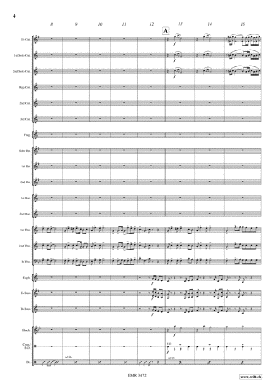 Brisk Parade Brass Band scores gallery preview page 5