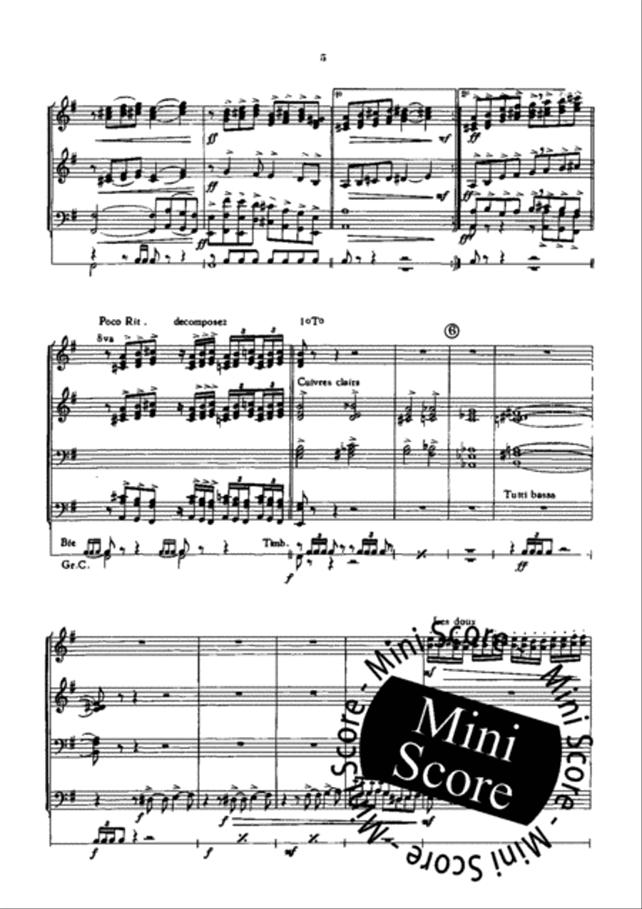 Prelude Dantesque Prelude Dantesque Concert Band scores gallery preview page 7