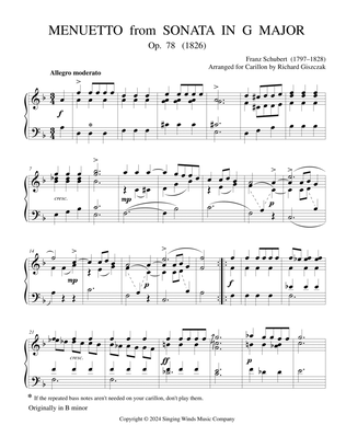 Menuetto from Sonata in G Major