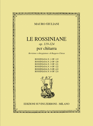 Book cover for Rossiniana N. 5 Sc 123 Per Chitarra (15)