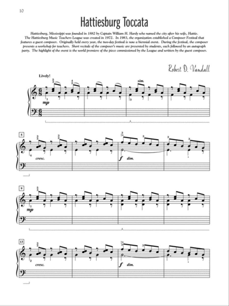 Scenes from the South Piano Solo scores gallery preview page 5