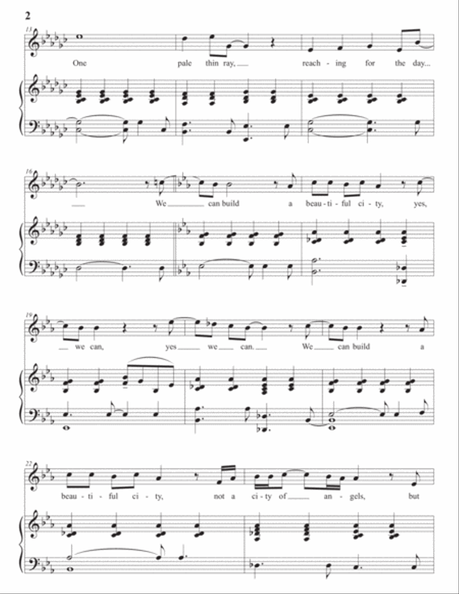 Beautiful City Voice scores gallery preview page 3