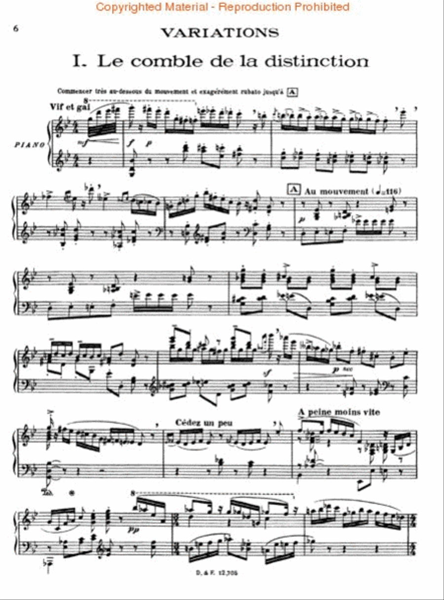 Les Soirées de Nazelles (Suite) Piano Solo scores gallery preview page 2