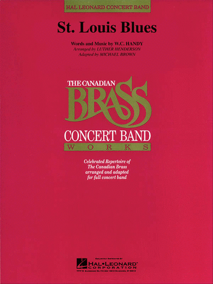 St. Louis Blues Concert Band scores gallery preview page 1