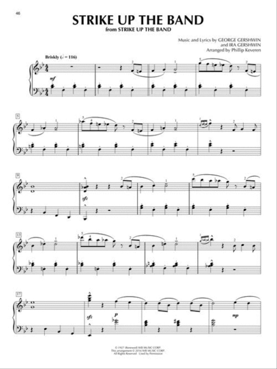 The Gershwin Collection Piano Solo scores gallery preview page 7