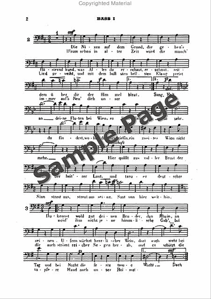 Strauss Donau Waltz Mch B1 TTBB scores gallery preview page 3