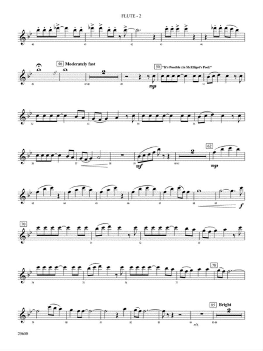 Seussical: The Musical: Flute Concert Band scores gallery preview page 2