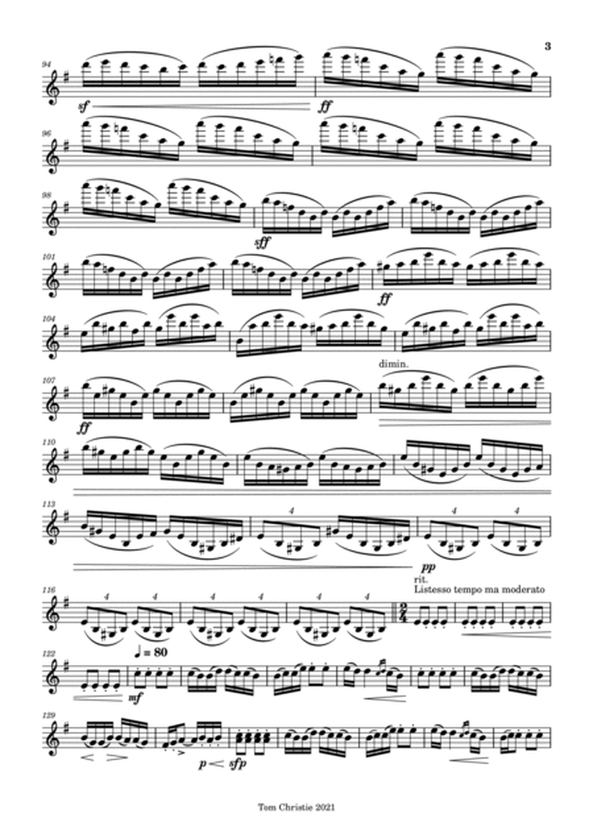 Vltava - Bedrich Smetana (violin part) image number null
