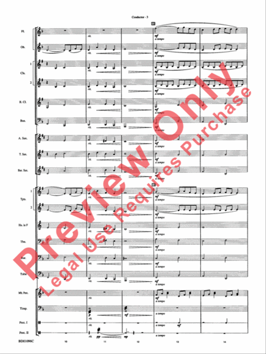 Pavane (Pour Une Infante Defunte) Concert Band scores gallery preview page 5