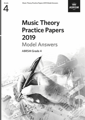 Book cover for Music Theory Practice Papers 2019 Model Answers, ABRSM Grade 4