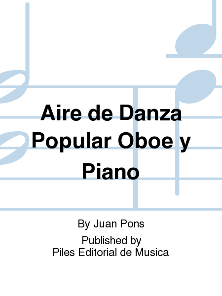 Aire de Danza Popular Oboe y Piano