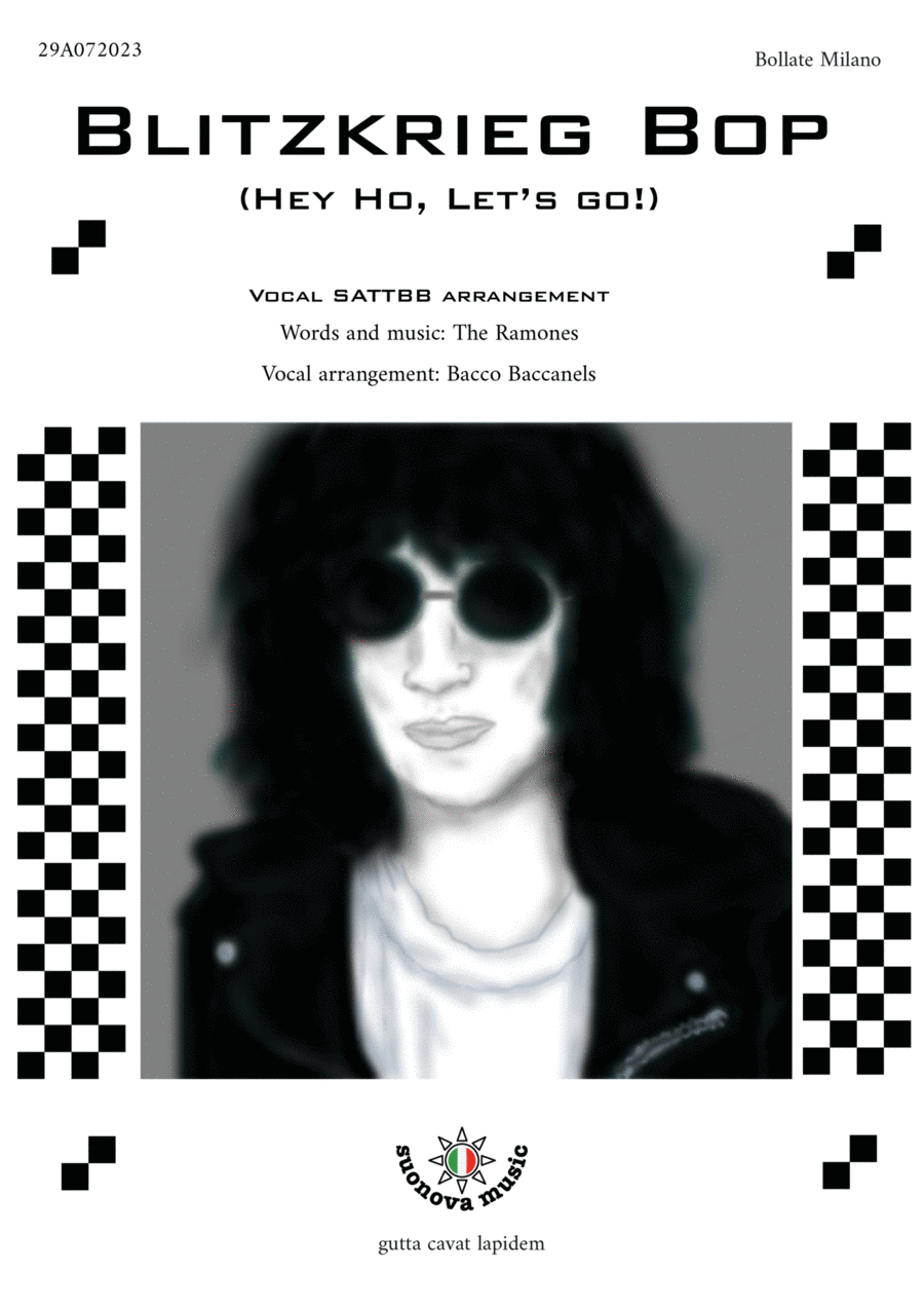 Blitzkrieg Bop 4-Part scores gallery preview page 1