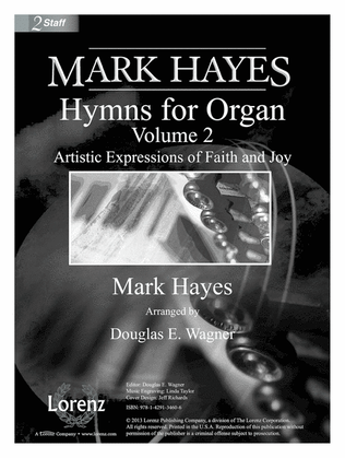 Book cover for Mark Hayes: Hymns for Organ, Vol. 2 (Digital Delivery)
