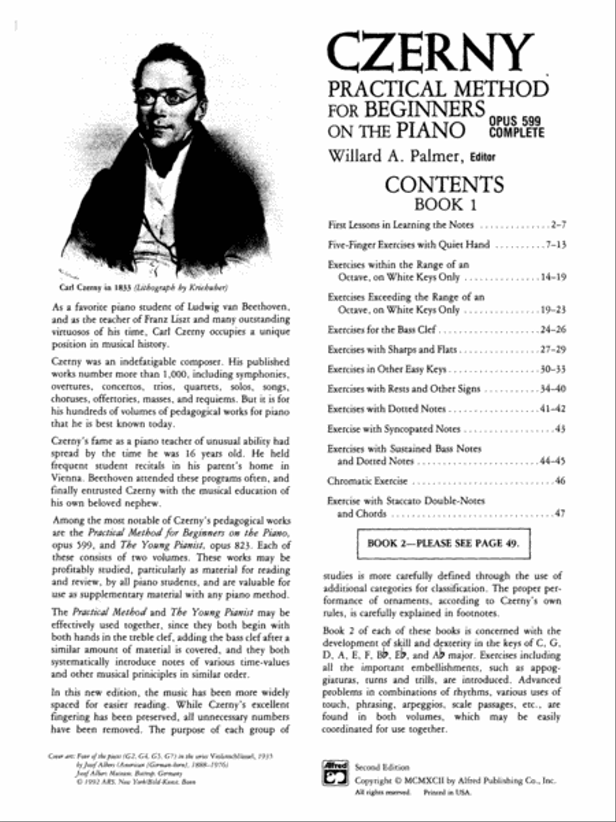 Czerny -- Practical Method for Beginners on the Piano, Opus 599 (Complete) Piano Method scores gallery preview page 4