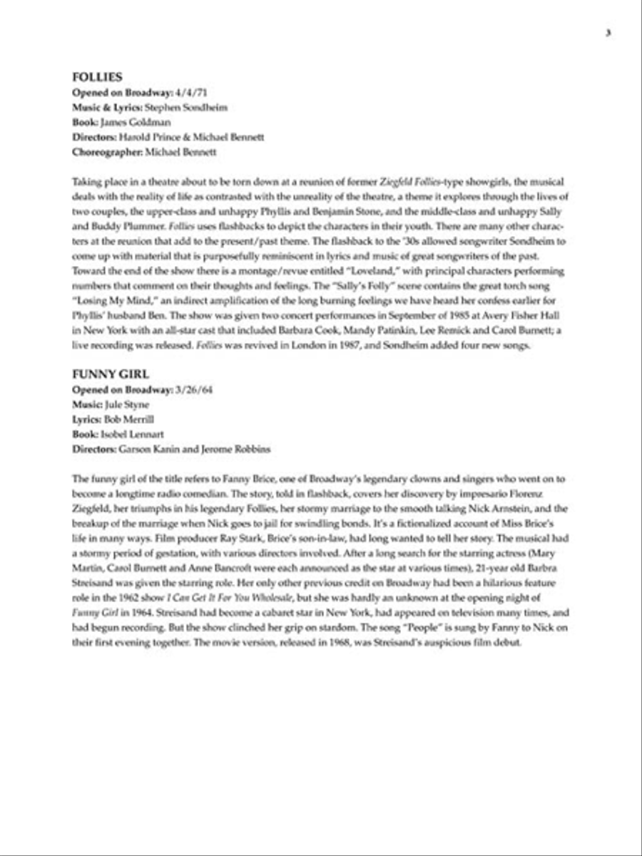 Musical Theatre Classics Musical Theatre Classics Mezzo-Soprano Voice scores gallery preview page 5