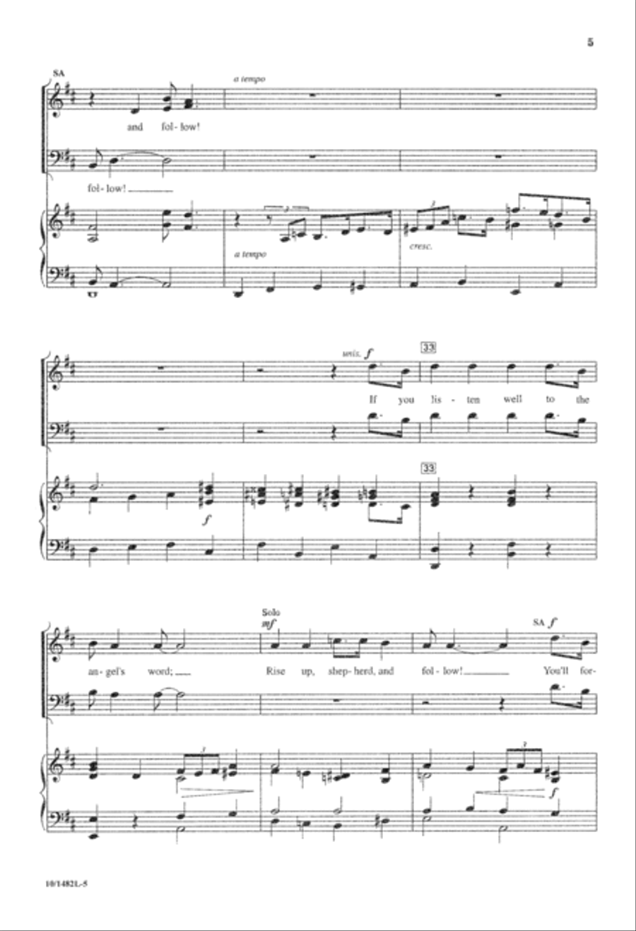 Rise Up, Shepherd Rise Up, Shepherd 4-Part scores gallery preview page 5