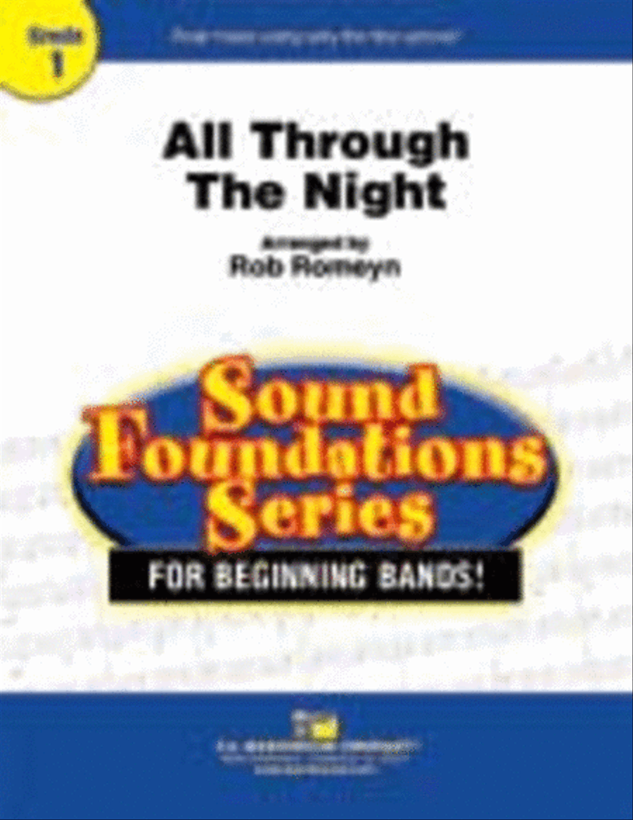 All Through The Night Concert Band scores gallery preview page 1