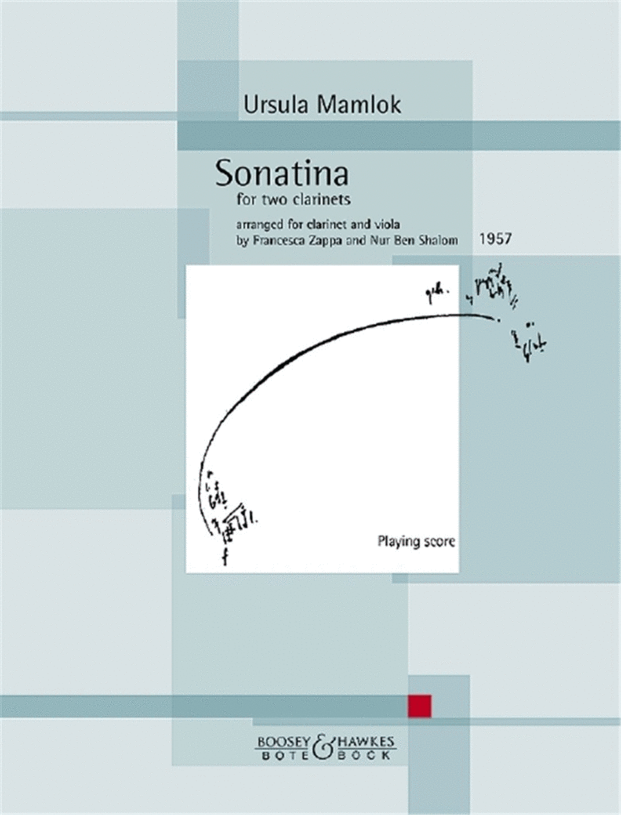 Sonatina for two clarinets B-Flat Clarinet scores gallery preview page 1