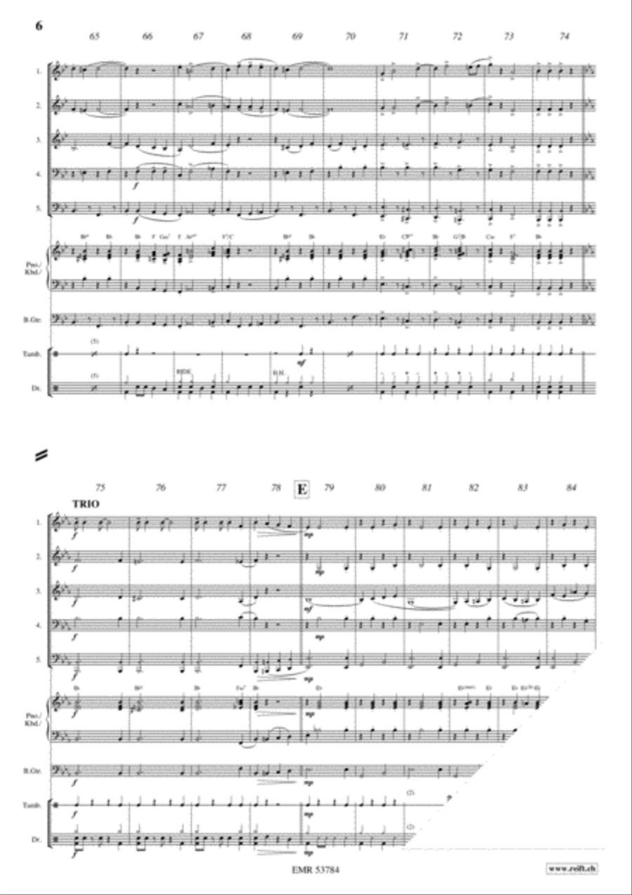 Hoch und Deutschmeister Hoch und Deutschmeister Woodwind Quintet scores gallery preview page 6
