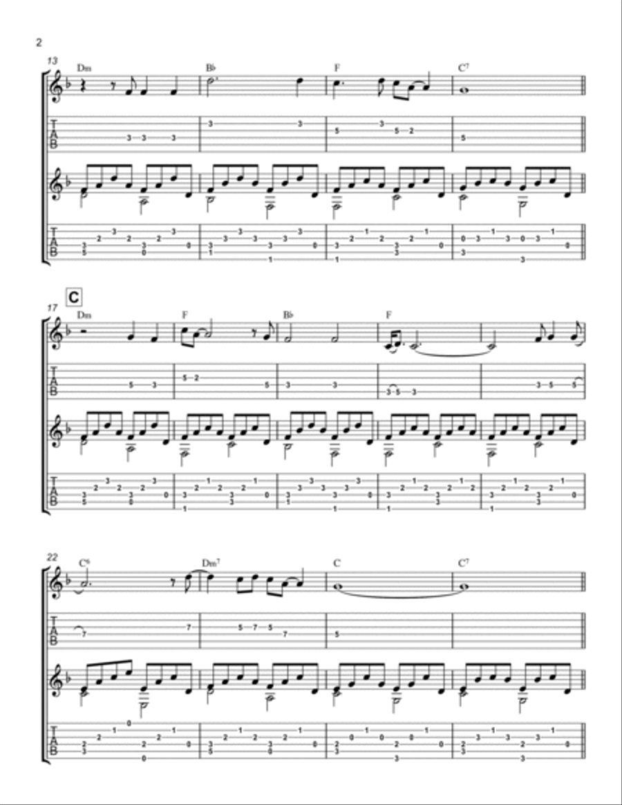 San Francisco Guitar Solo scores gallery preview page 2