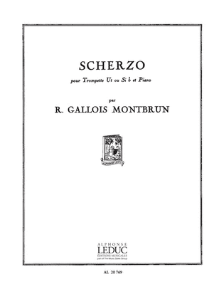 Book cover for Scherzo (trumpet & Piano)