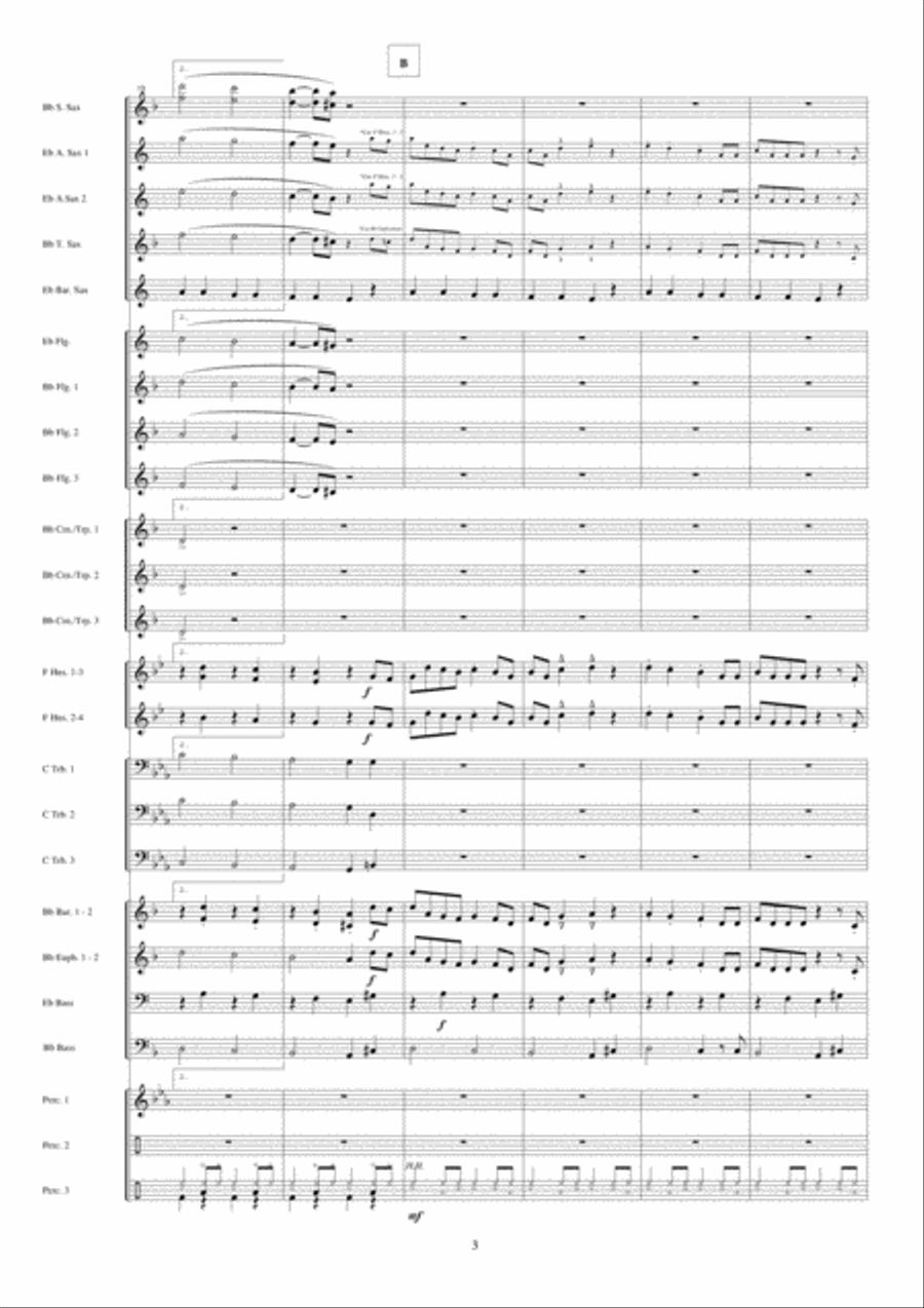 Hit The Road Jack Fanfare Band scores gallery preview page 4