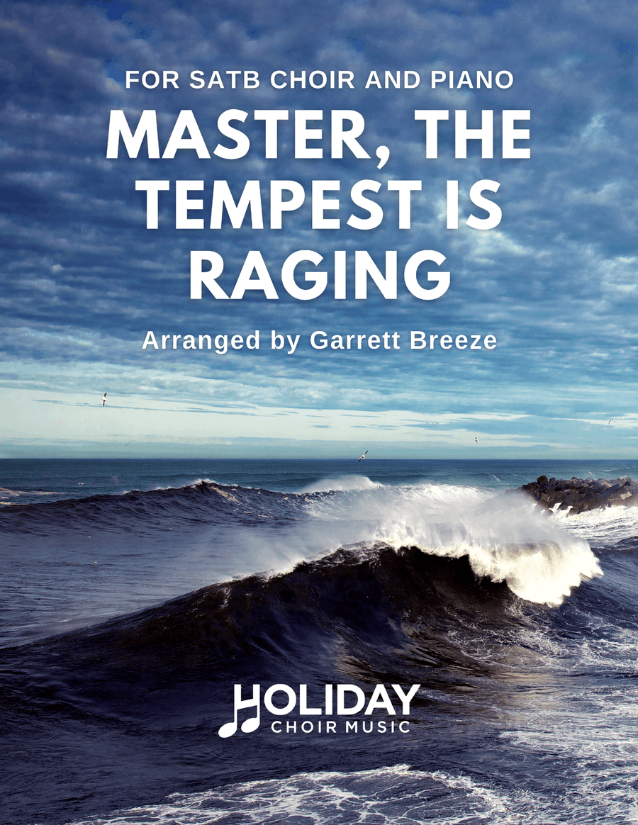 Master, the Tempest is Raging (SATB) 4-Part scores gallery preview page 1