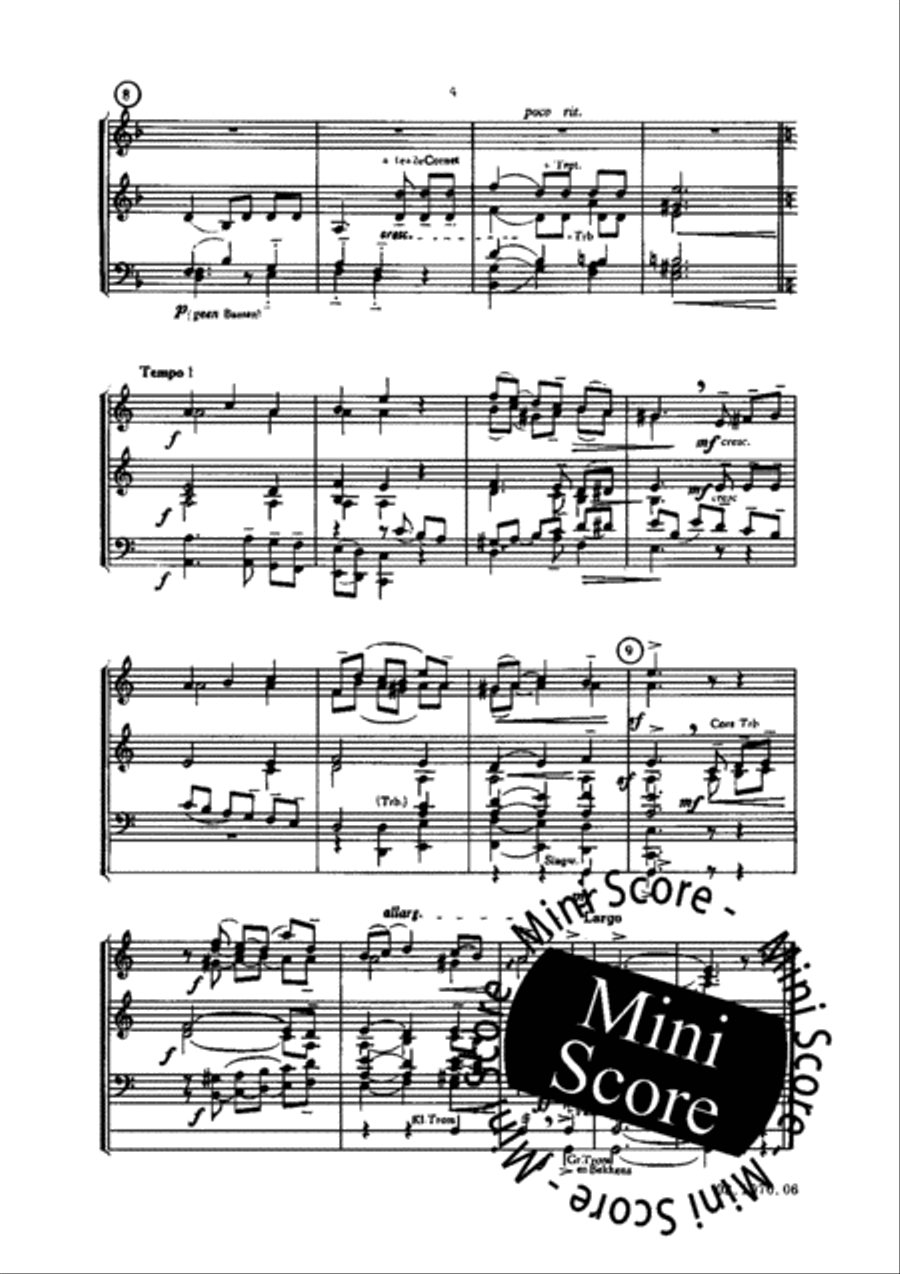Musica Seria Fanfare Band scores gallery preview page 7