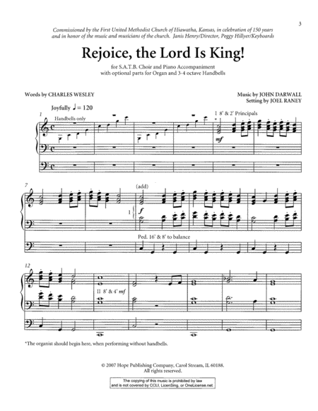 Rejoice, the Lord Is King!