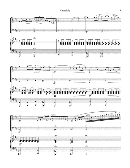 Cantabile Op. 17 for piano trio image number null