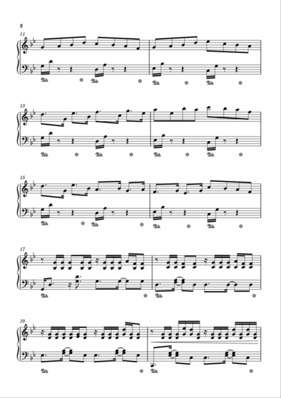 Antidote Piano Solo scores gallery preview page 2