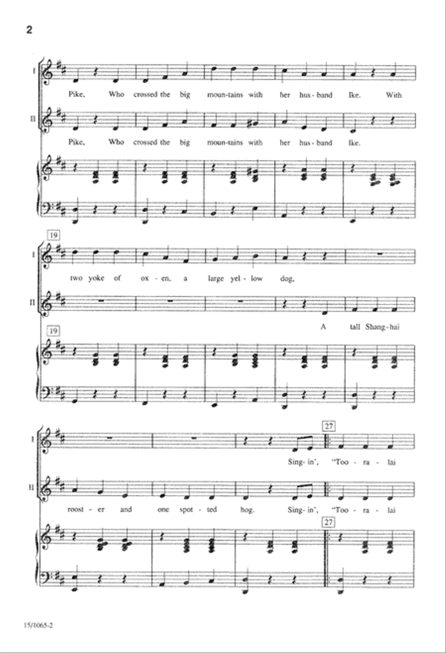 Americans West 2-Part scores gallery preview page 2