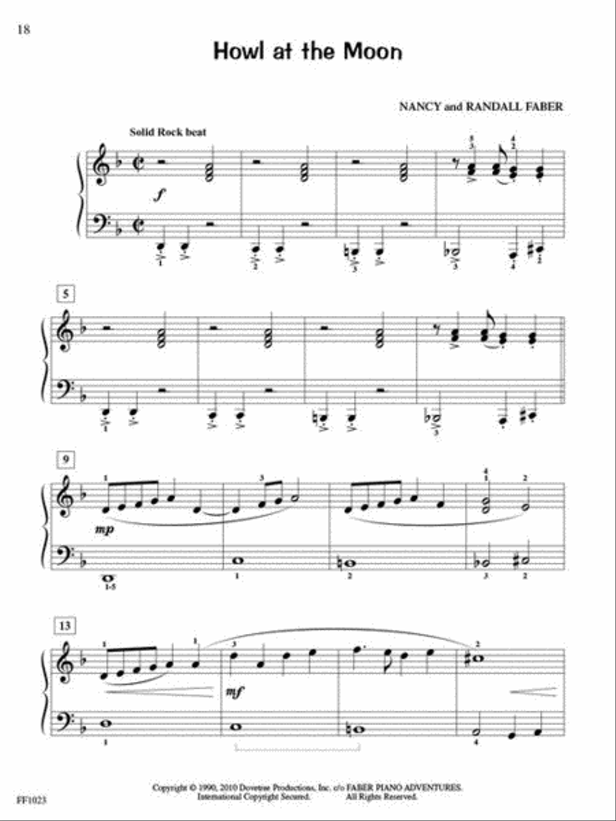 FunTime Piano Rock 'n' Roll Piano Method scores gallery preview page 6
