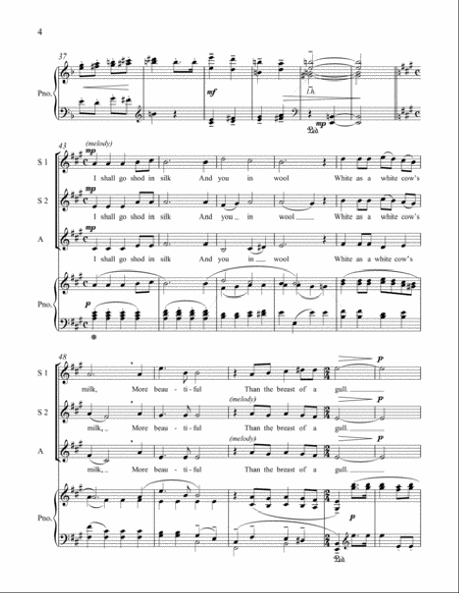 Velvet Shoes 4-Part scores gallery preview page 4