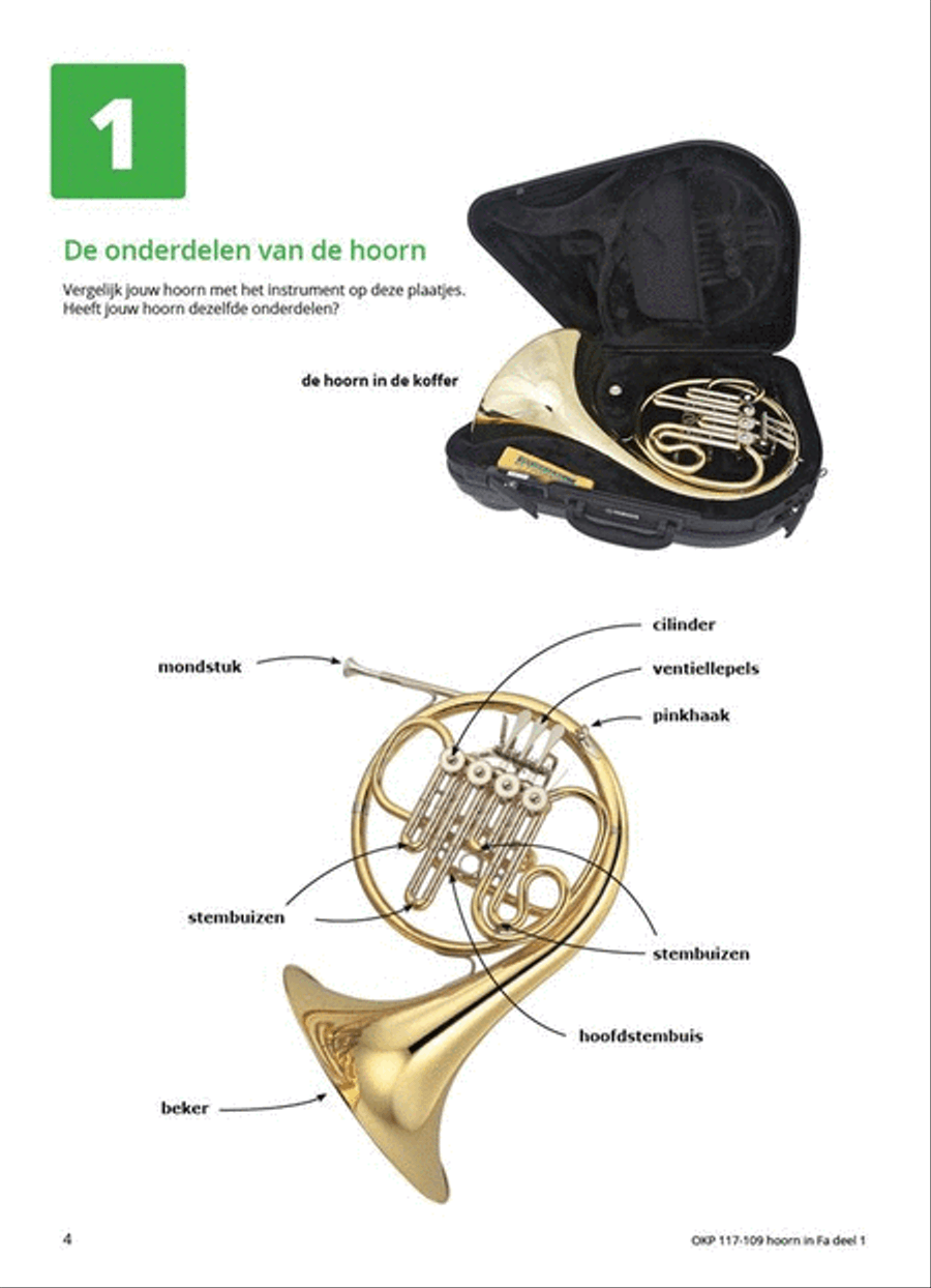 Samen Leren Samenspelen Vlaams Deel 1 Horn scores gallery preview page 3