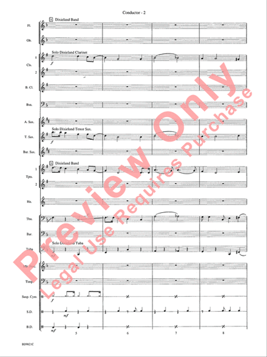 Let It Snow! Let It Snow! Let It Snow! Concert Band scores gallery preview page 5