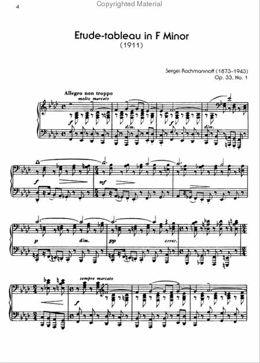 The Piano Works of Rachmaninoff, Volume 2 Piano Solo scores gallery preview page 2