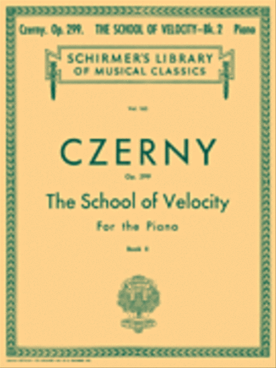 School of Velocity, Op. 299 - Book 2